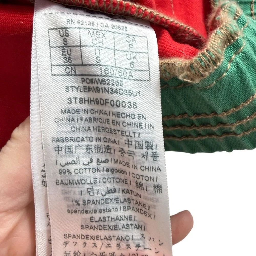 GUESS x J BALVIN Colorblocked Denim Vest vintage small - Picture 5 of 8